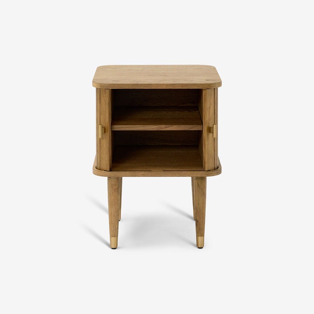 BYRON SIDE TABLE- MUTED OAK FINISH