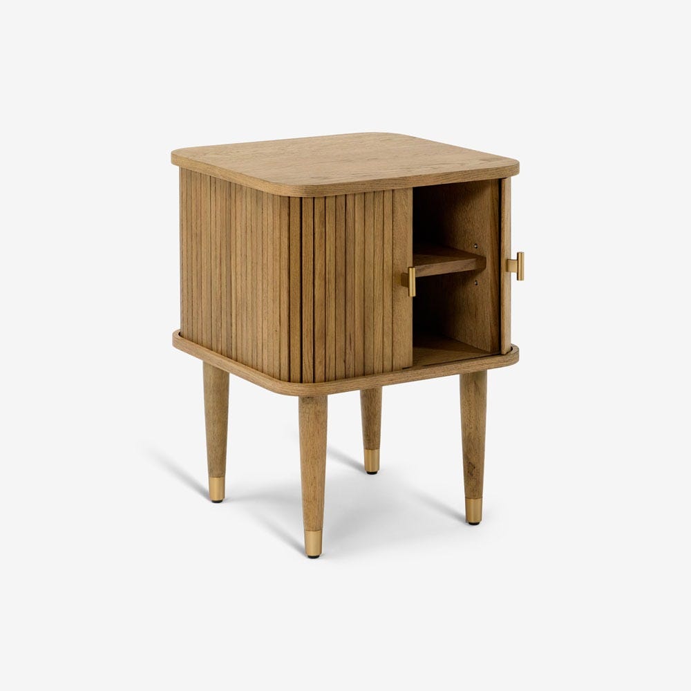 BYRON SIDE TABLE- MUTED OAK FINISH
