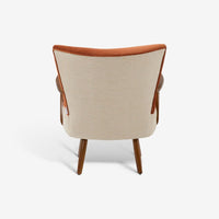 Calvin Armchair in Rust Velvet