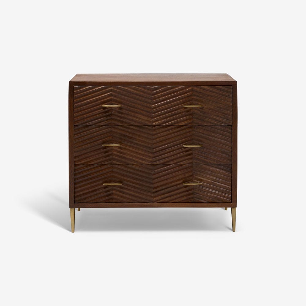 FANDANGO CHEST OF DRAWERS - VINTAGE STAIN