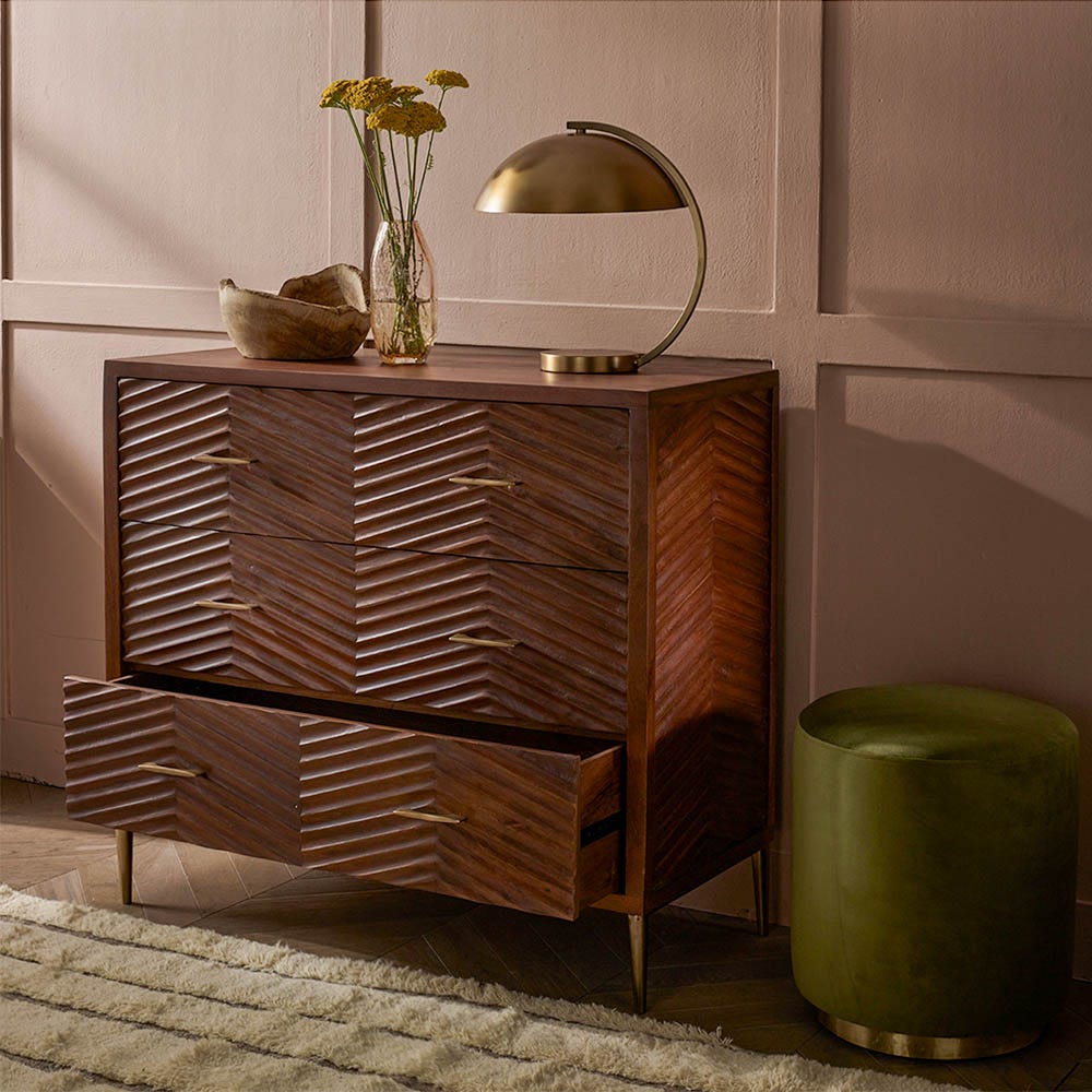 FANDANGO CHEST OF DRAWERS - VINTAGE STAIN