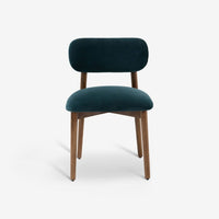 LAYLA DINING CHAIR - PETROL BLUE VELVET