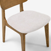 MURRAY DINING CHAIR PAIR- MUTED OAK STAIN