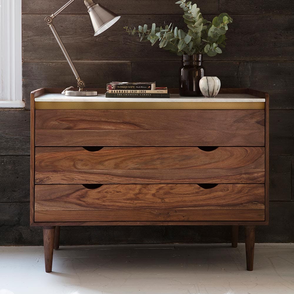 Deco Marble Chest Drawers