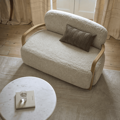 Aviator Loveseat In Cotton Rug