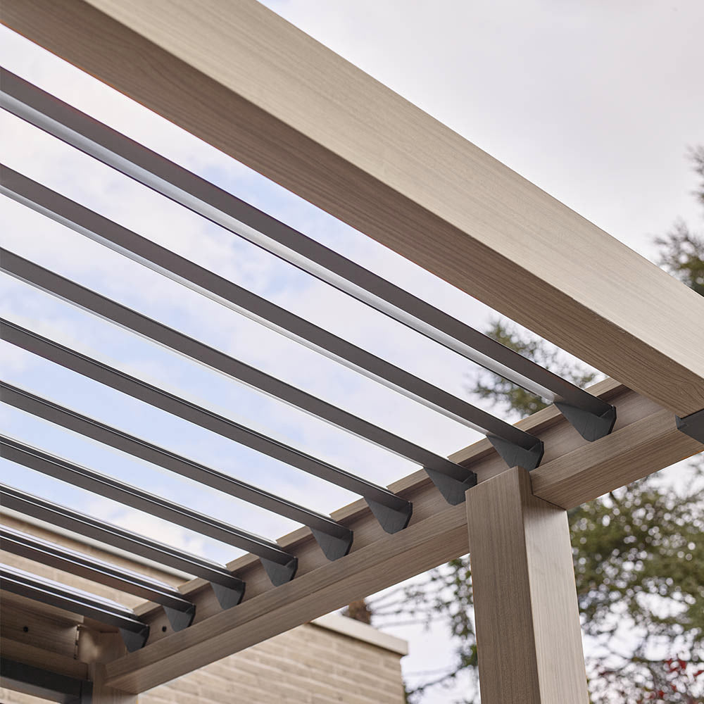 Savannah BBQ Pergola 3m x 1.5m - Birch Effect