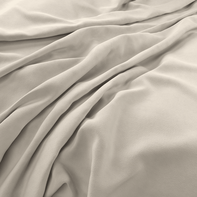 Bone Eco Velvet Swatch - Made To Order Upholstery