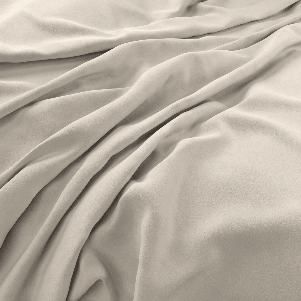 Bone Eco Velvet Swatch - Made To Order Upholstery