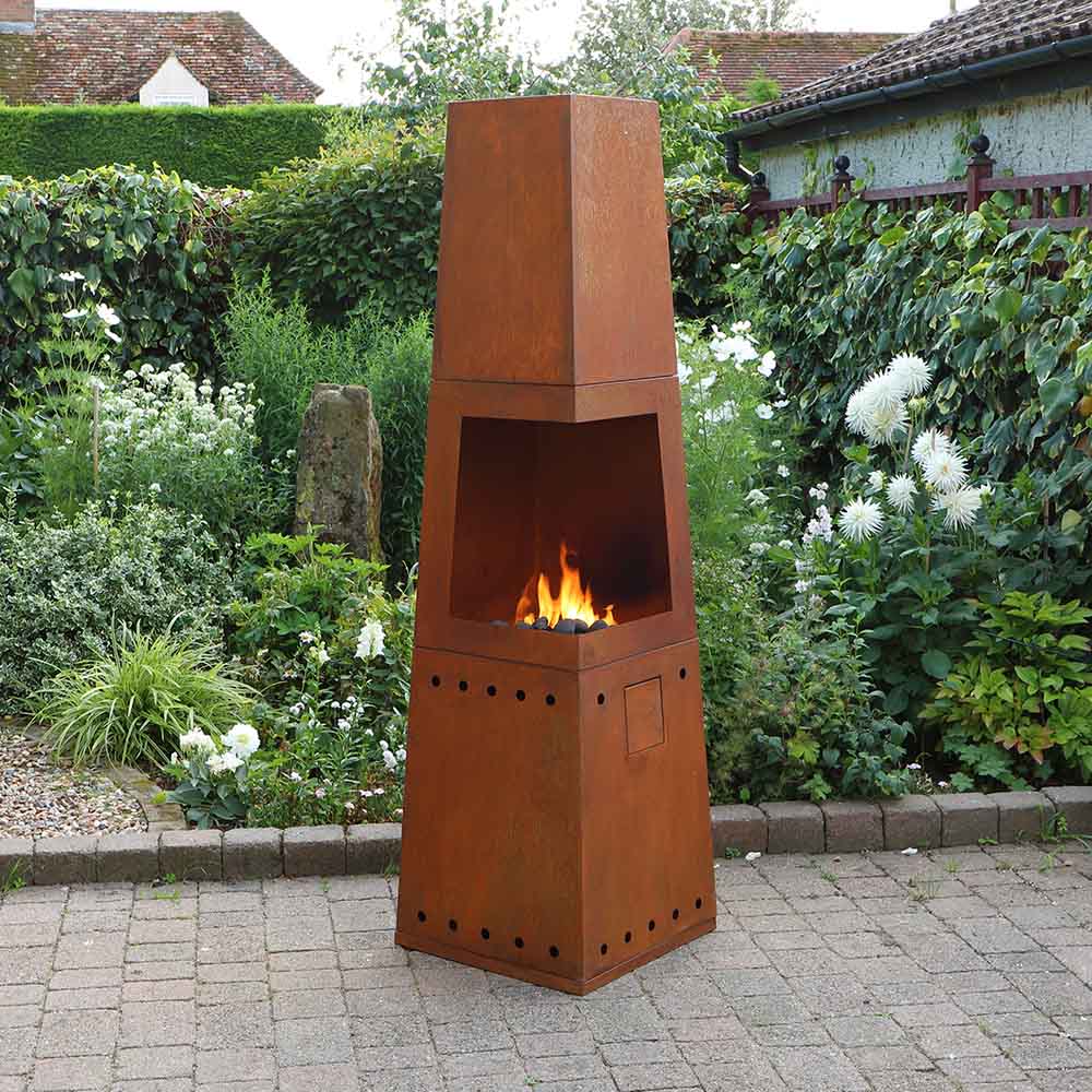 Casa Mia Tempo Gas Chiminea Cooking Griddle