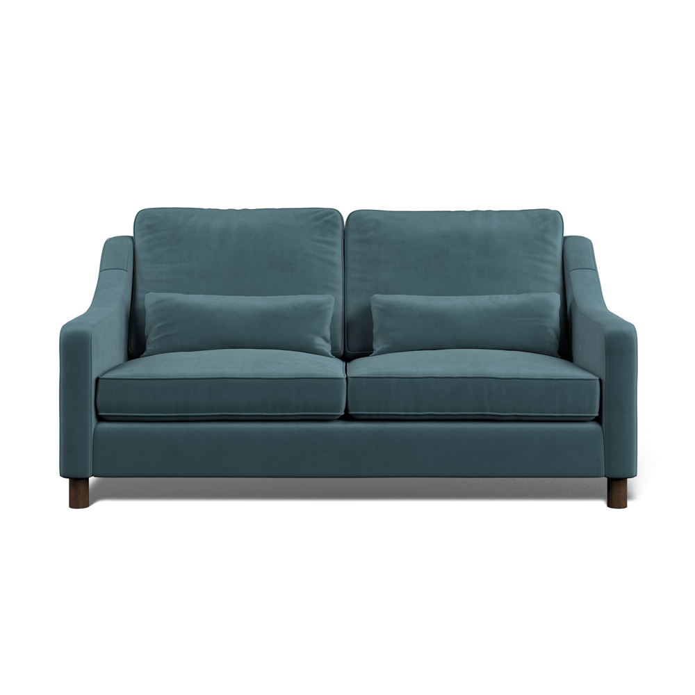 Hampton 3-Seat Sofa In Airforce Easy Care Velvet