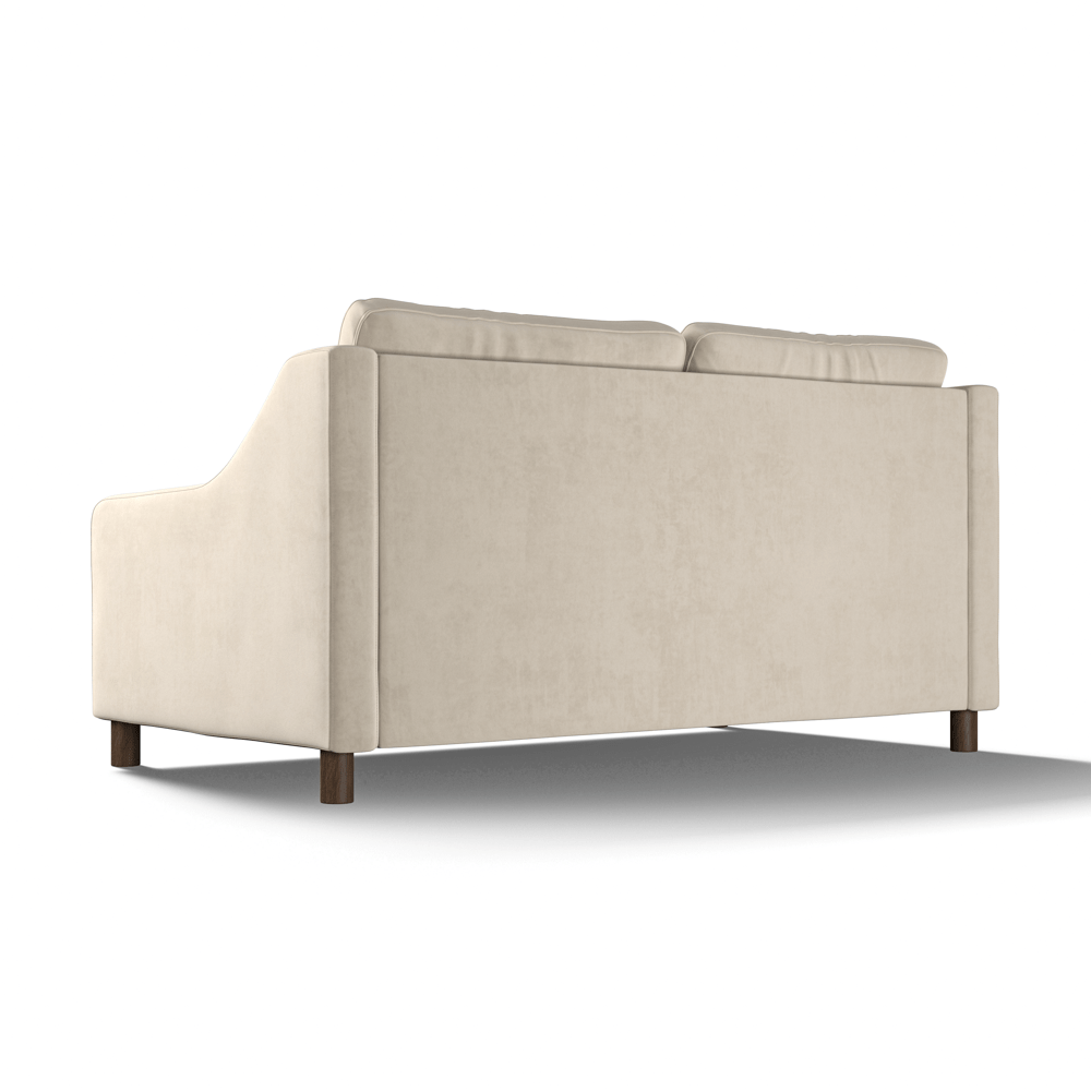 Hampton 3-Seat Sofa In Bone Easy Care Velvet