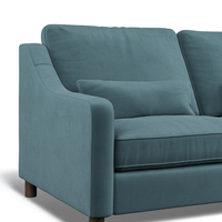 Hampton 4-Seat Sofa In Airforce Easy Care Velvet