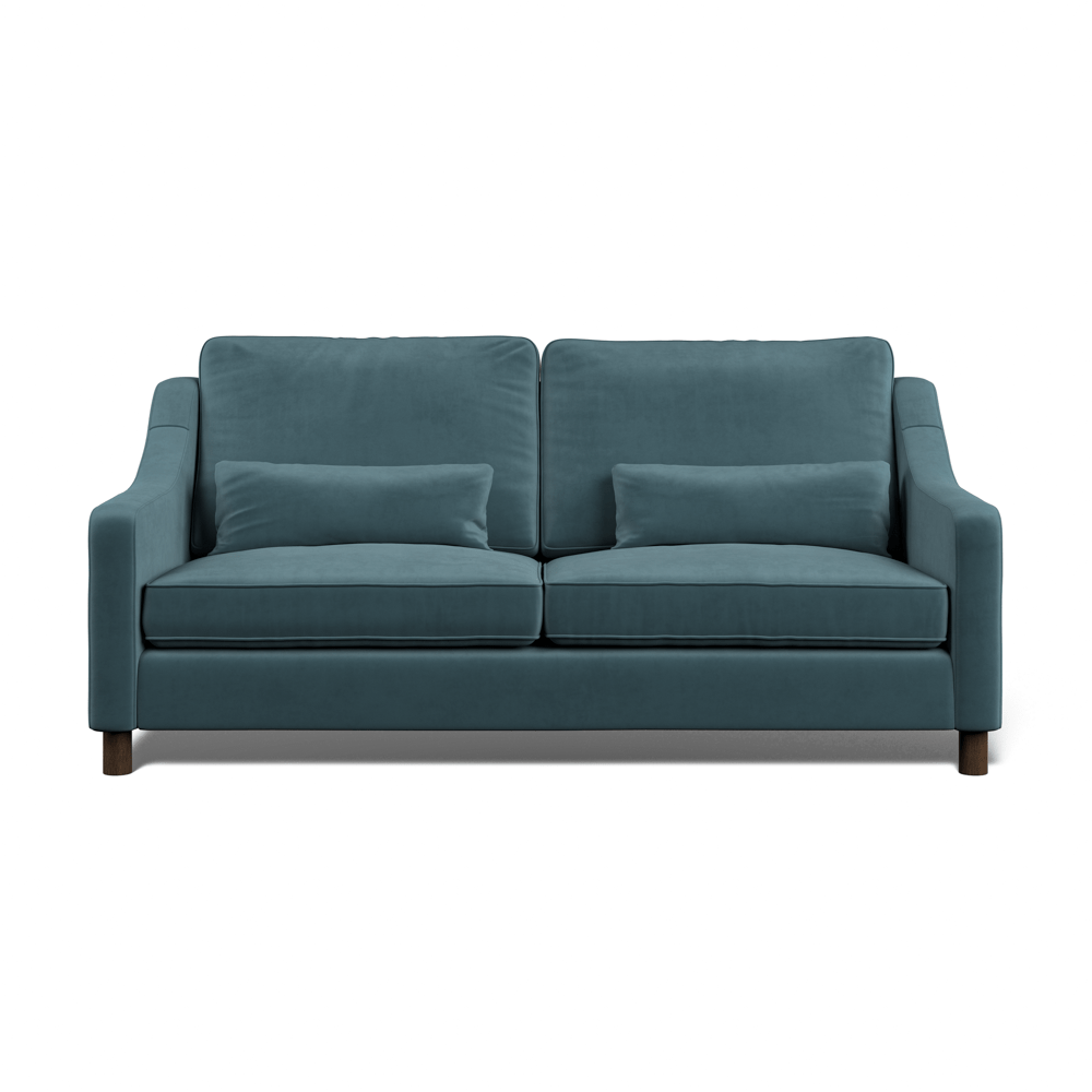 Hampton 4-Seat Sofa In Airforce Easy Care Velvet