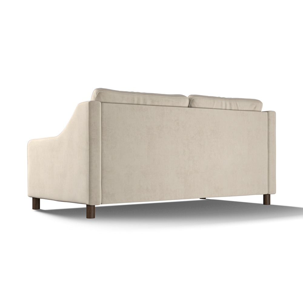 Hampton 4-Seat Sofa In Bone Easy Care Velvet