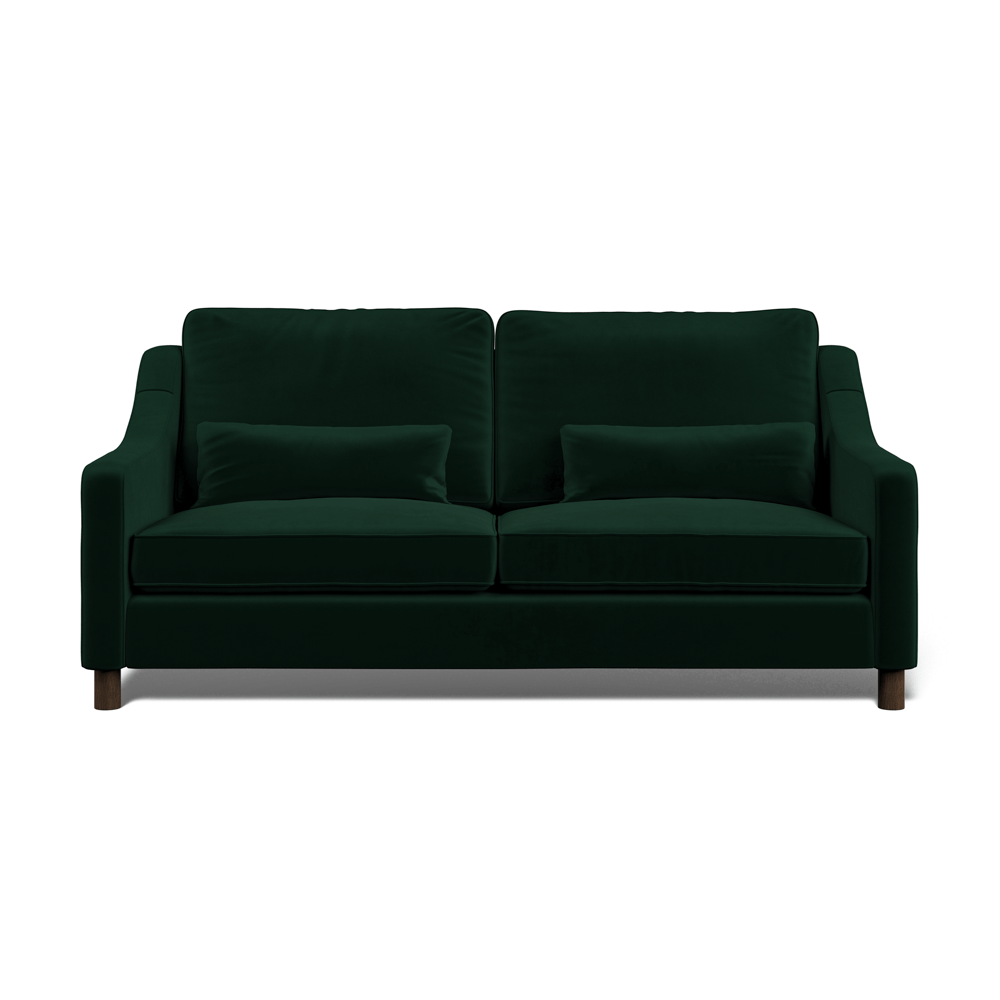 Hampton 4-Seat Sofa In Hunter Easy Care Velvet