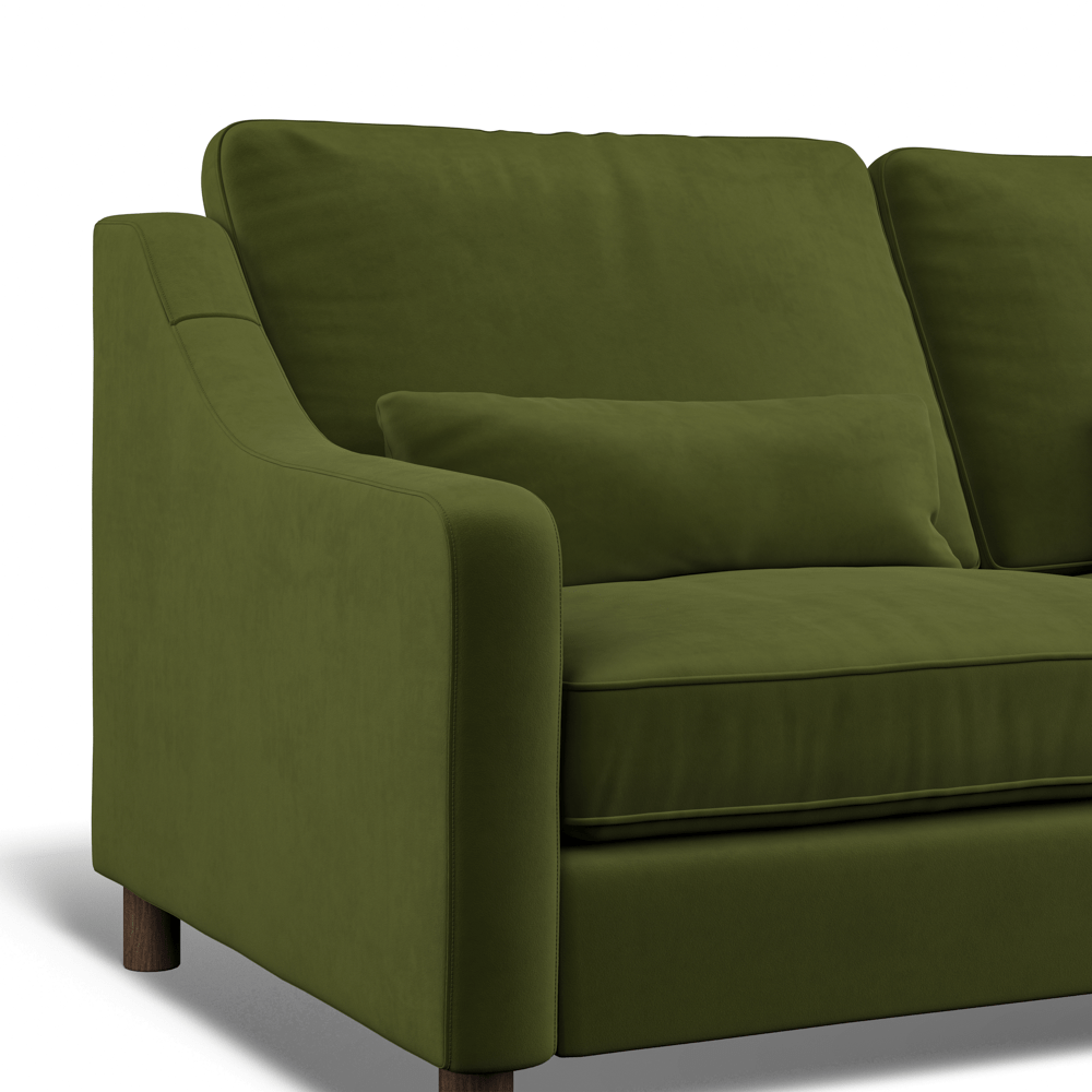 Hampton 4-Seat Sofa In Vine Easy Care Velvet