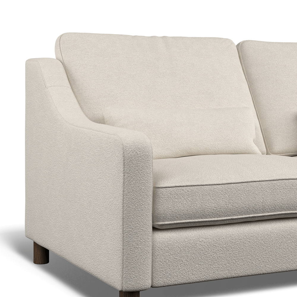 Hampton 4-Seat Sofa In Ivory Boucle