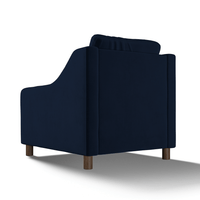 Hampton Armchair In Indigo Eco Velvet