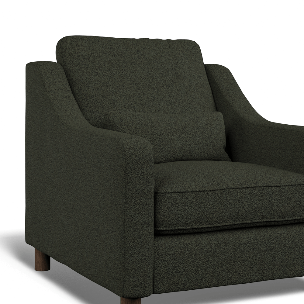 Hampton Armchair In Fern Boucle