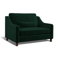 Hampton Loveseat In Hunter Easy Care Velvet