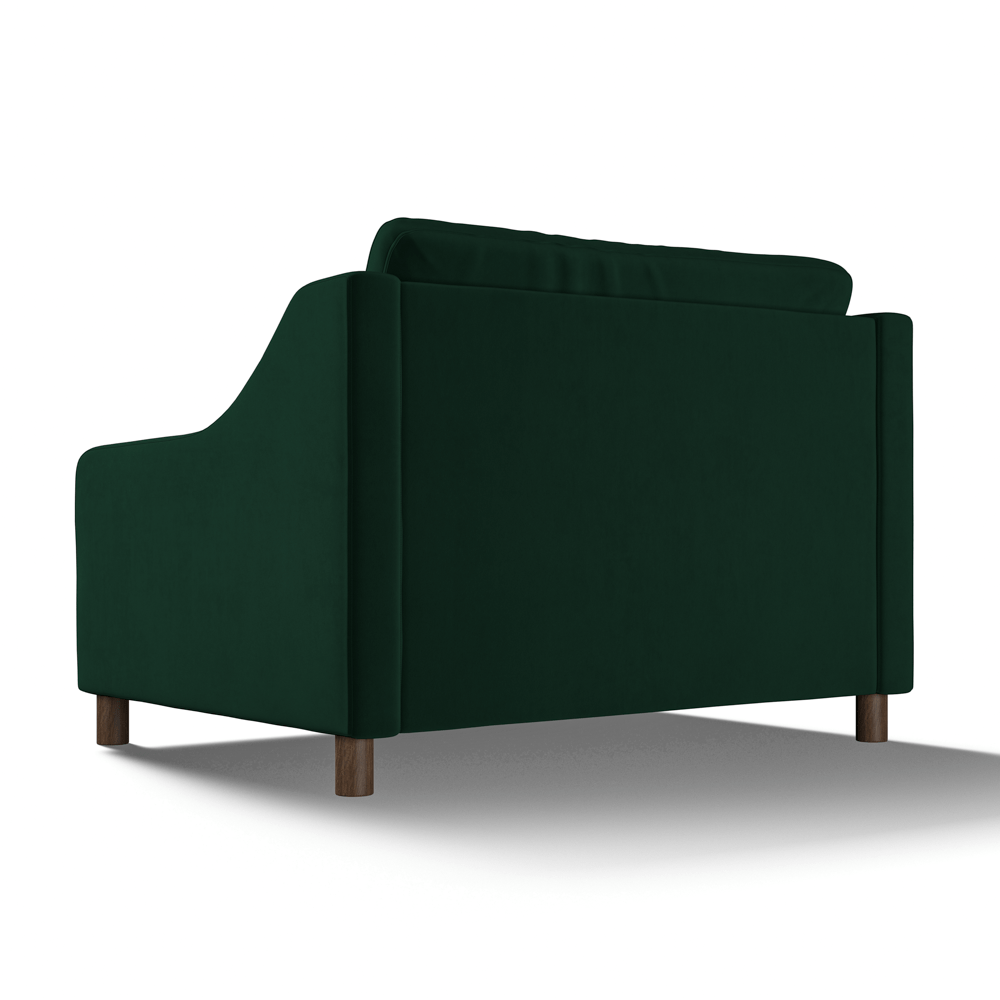 Hampton Loveseat In Hunter Easy Care Velvet