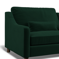 Hampton Loveseat In Hunter Easy Care Velvet