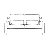 Hampton 3-Seat Sofa In Turmeric Easy Care Velvet