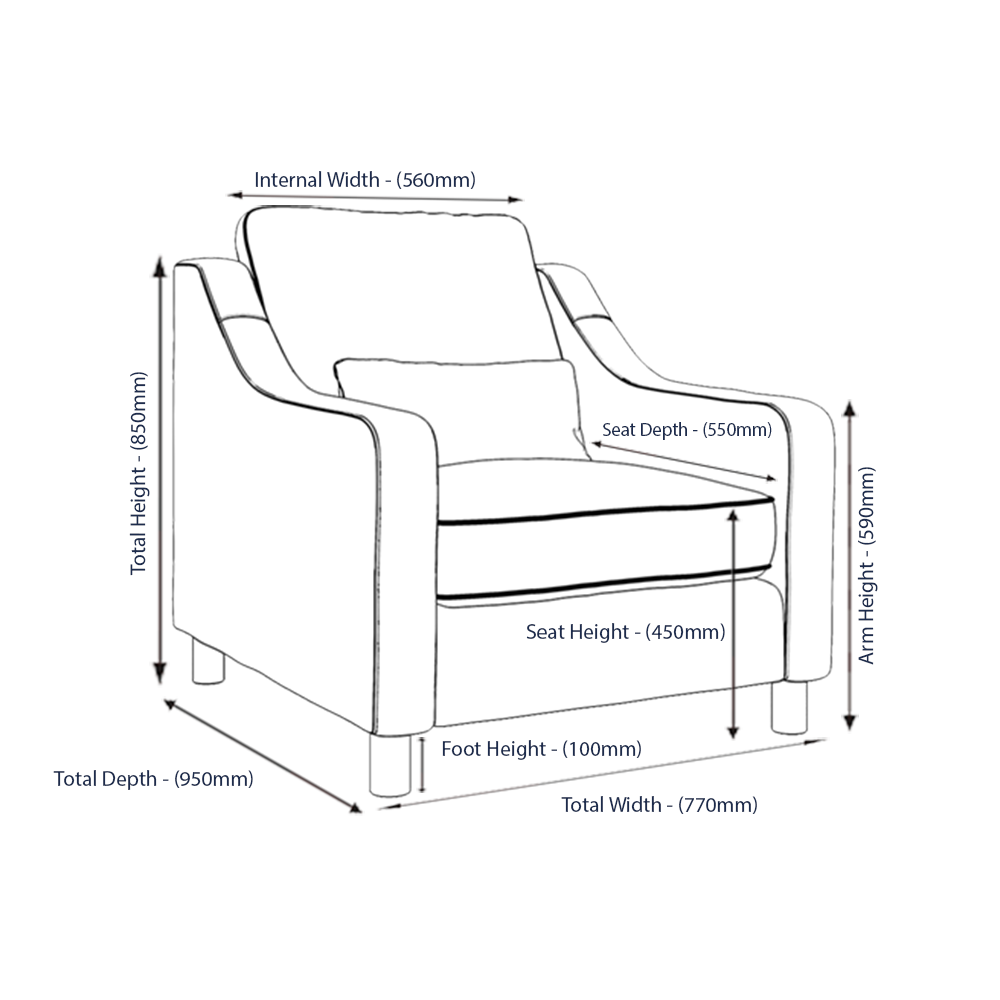 Hampton Armchair - Made To Order
