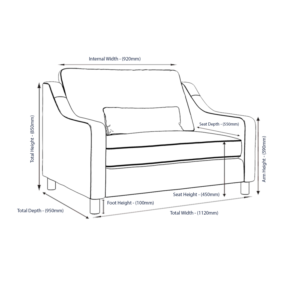 Hampton Loveseat In Mallard Easy Care Velvet