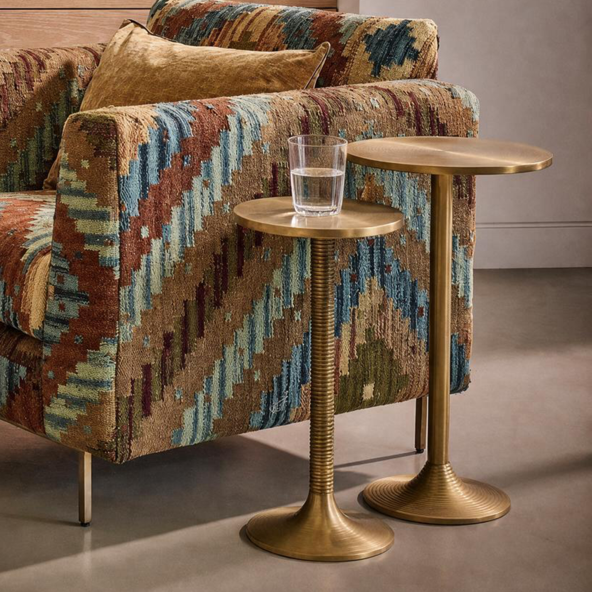 Connie Pair of Tall & Low Side Tables
