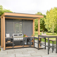 SAVANNAH OAK OUTDOOR KITCHEN ANGLED CORNER UNIT