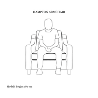 Hampton Armchair In Fern Boucle