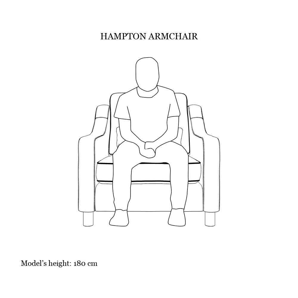 Hampton Armchair In Fern Boucle
