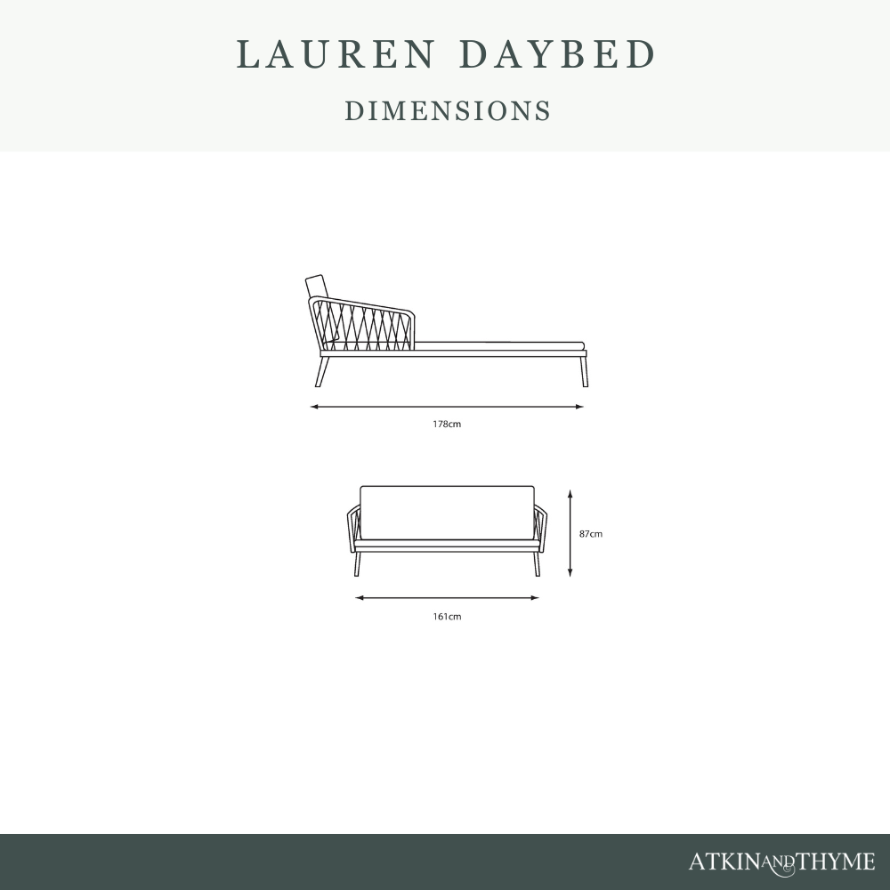 LAUREN DAYBED IN GREEN