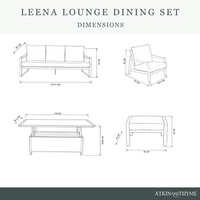 LEENA LOUNGE DINING SET
