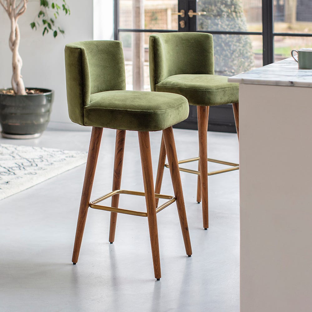 Lola Bar stool Deep Velvet