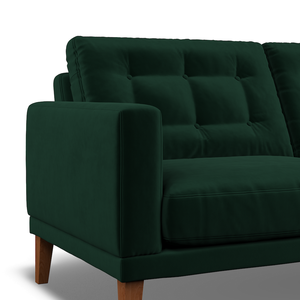 Fitzroy 3-Seat Sofa In Hunter Easy Care Velvet