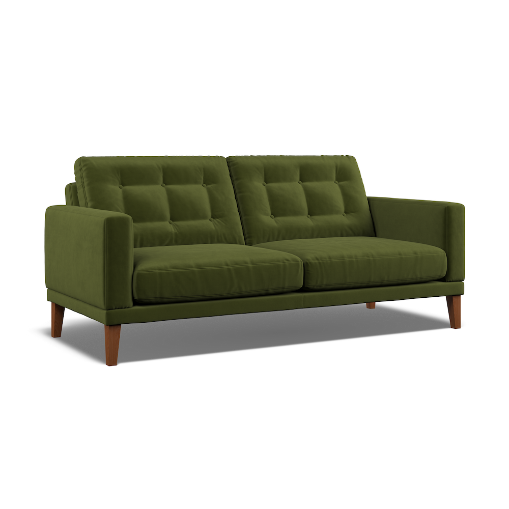 Fitzroy 3-Seat Sofa In Vine Easy Care Velvet