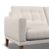 Fitzroy 3-Seat Sofa In Ivory Boucle