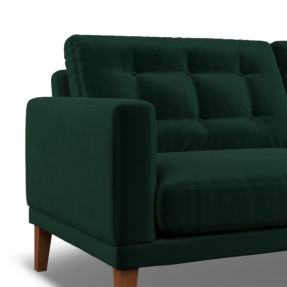 Fitzroy 4-Seat Sofa In Hunter Easy Care Velvet