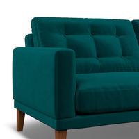 Fitzroy 4-Seat Sofa In Mallard Easy Care Velvet