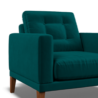 Fitzroy Armchair In Mallard Easy Care Velvet