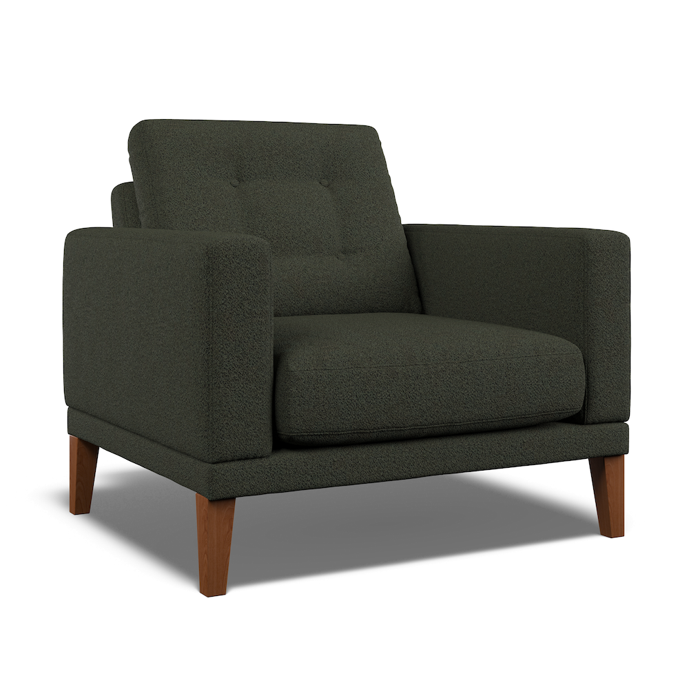 Fitzroy Armchair In Fern Boucle