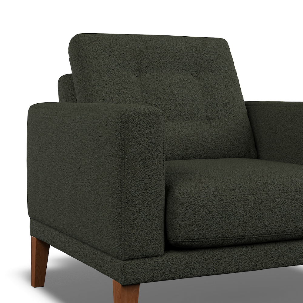 Fitzroy Armchair In Fern Boucle