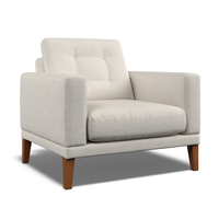 Fitzroy Armchair In Ivory Boucle
