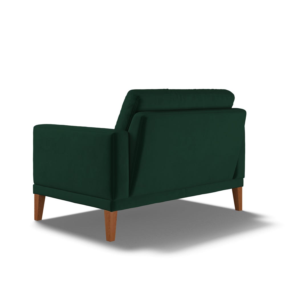 Fitzroy Loveseat In Hunter Easy Care Velvet