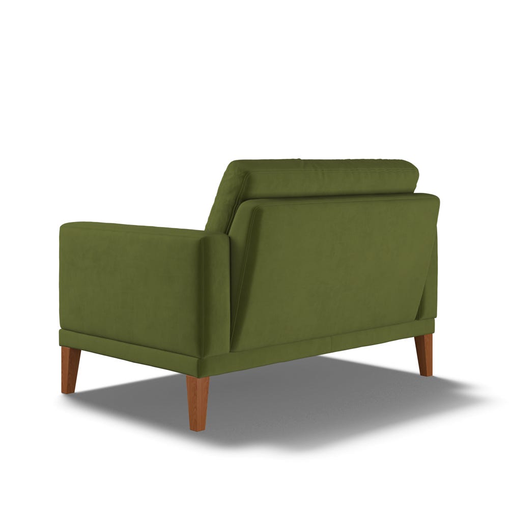 Fitzroy Loveseat In Vine Easy Care Velvet