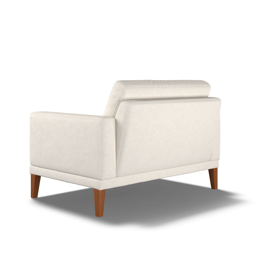 Fitzroy Loveseat In Ivory Boucle