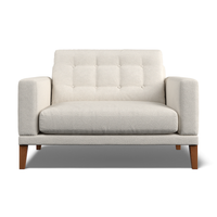 Fitzroy Loveseat In Ivory Boucle