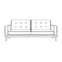 Fitzroy 4-Seat Sofa In Mallard Easy Care Velvet